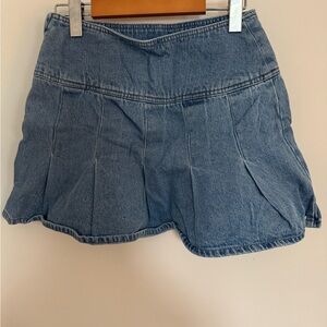 Denim Mini Skirt